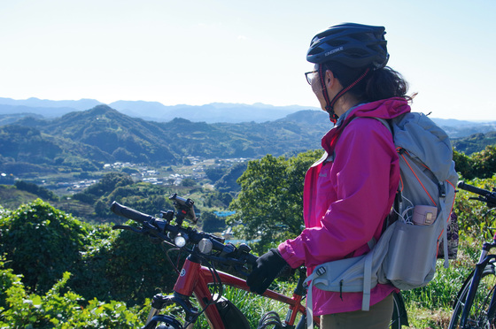 熊野早駈道サイクリングと熊野古道トレッキング